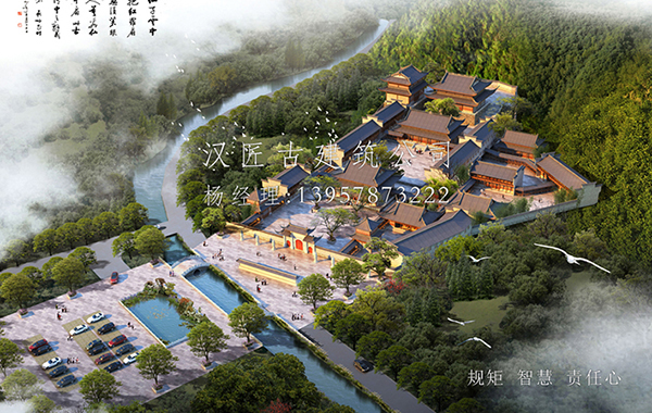 仿古建筑寺廟效果圖——精準呈現寺廟歷史韻味
